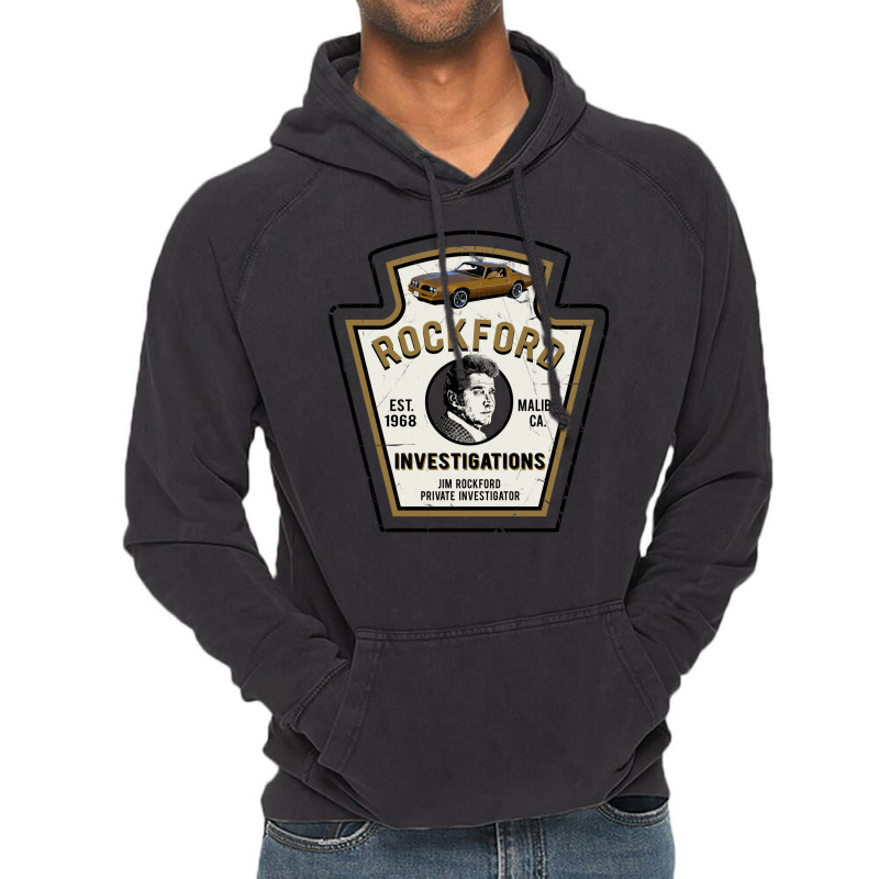 Rockford Investigations Emblem Vintage Hoodie by bakshnoisrit | Artistshot