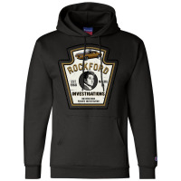 Rockford Investigations Emblem Champion Hoodie | Artistshot