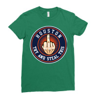 Houston Asterisks   Try And Steal This Ladies Fitted T-shirt | Artistshot