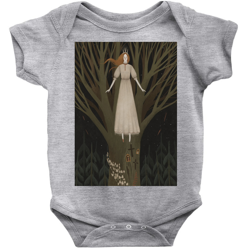 Angel In The Dark Forest Baby Bodysuit by Farhan17 | Artistshot