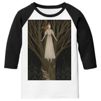 Angel In The Dark Forest Youth 3/4 Sleeve | Artistshot