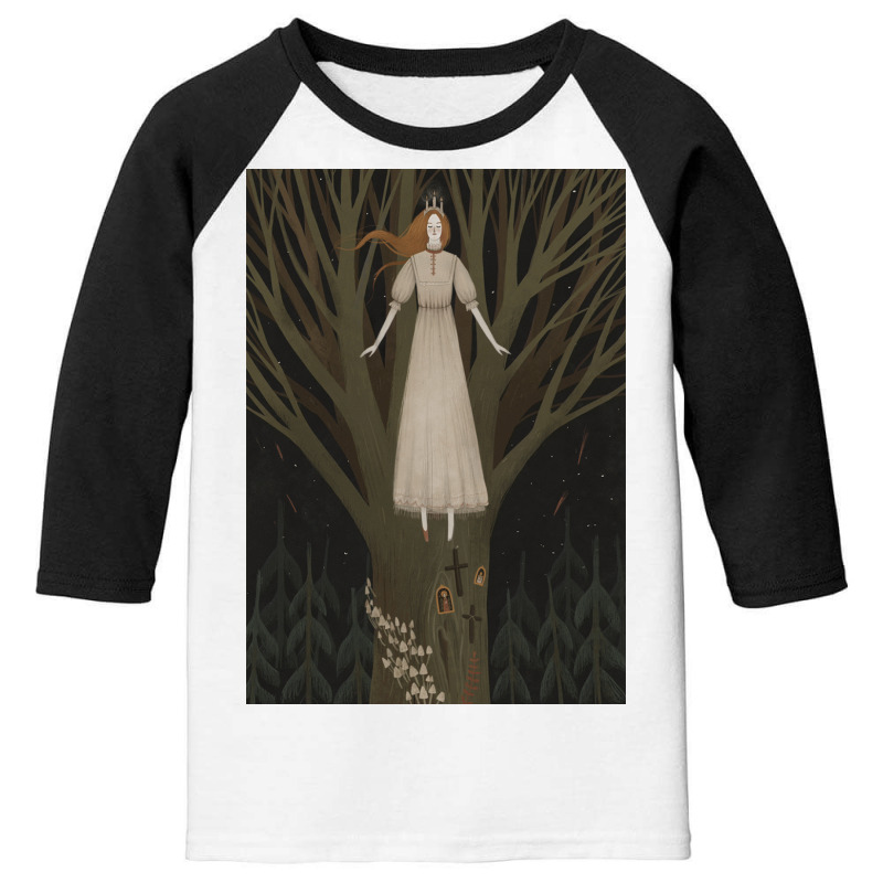 Angel In The Dark Forest Youth 3/4 Sleeve by Farhan17 | Artistshot