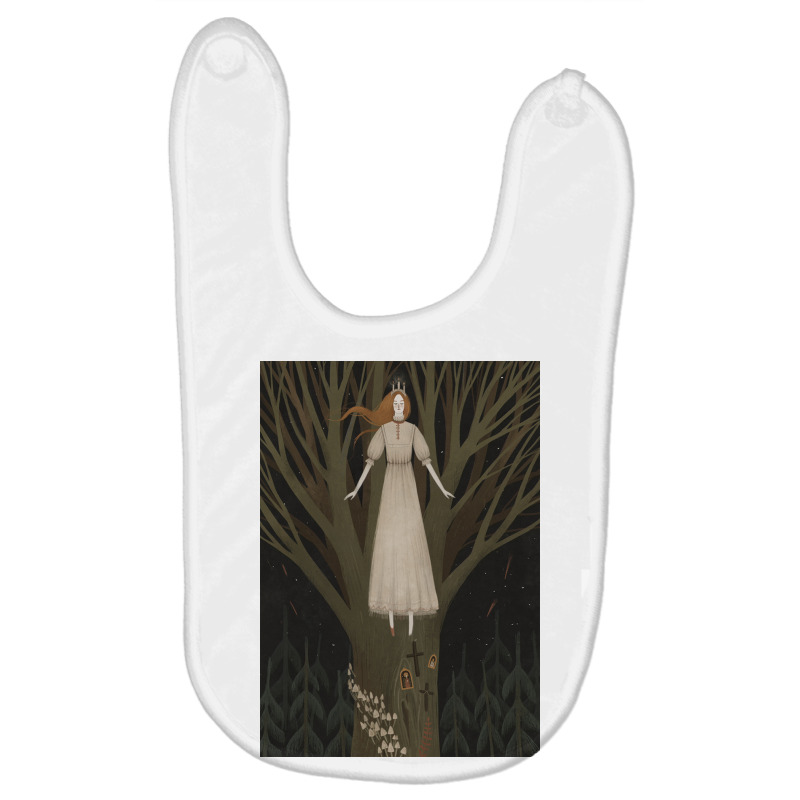 Angel In The Dark Forest Baby Bibs by Farhan17 | Artistshot