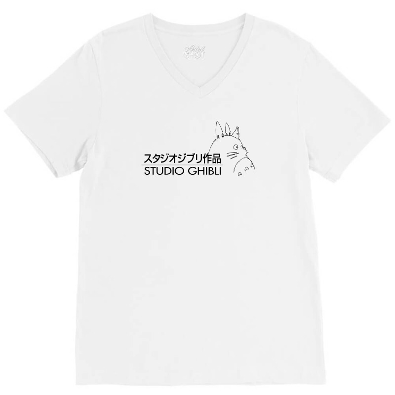 Studio Ghibli3 V-Neck Tee by tonyleo | Artistshot