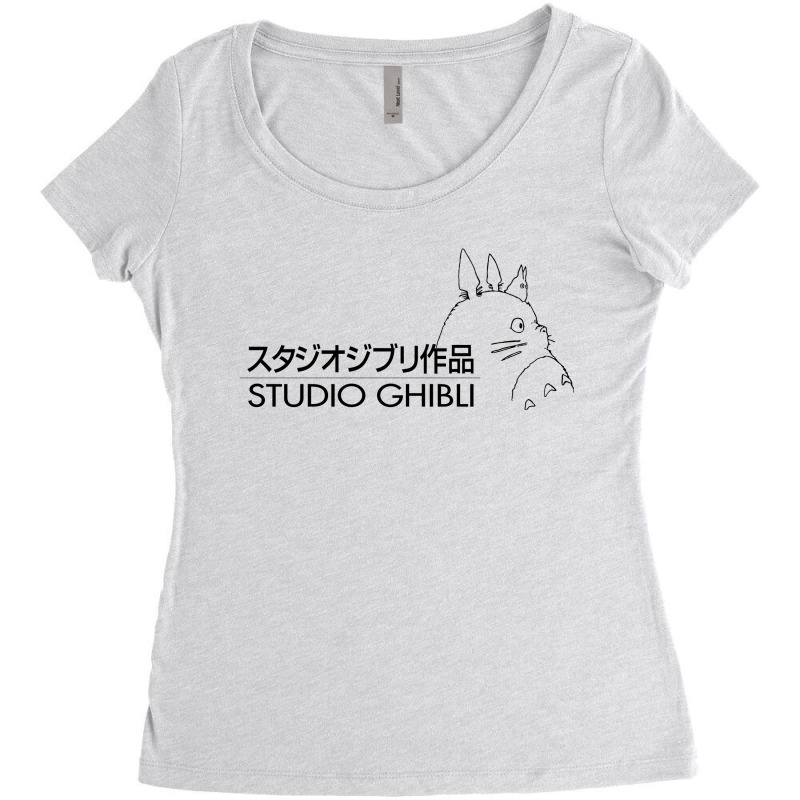 Studio Ghibli3 Women's Triblend Scoop T-shirt by tonyleo | Artistshot