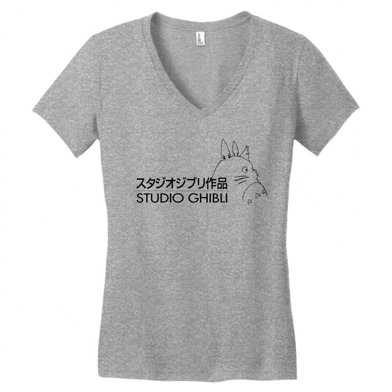 Studio Ghibli3 Women's V-Neck T-Shirt by tonyleo | Artistshot