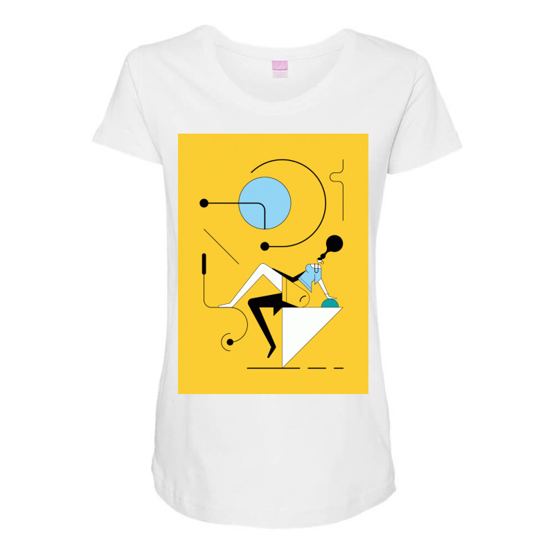 Women In Tech Space Maternity Scoop Neck T-shirt by Farhan17 | Artistshot