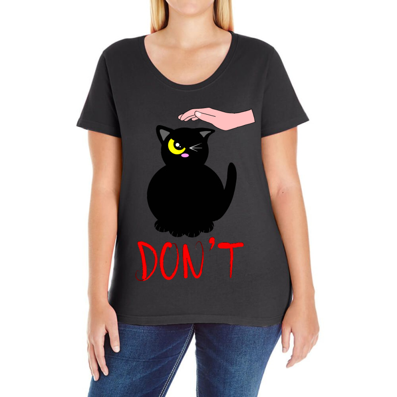 Angry Cat 88 Ladies Curvy T-Shirt by Timothy90 | Artistshot