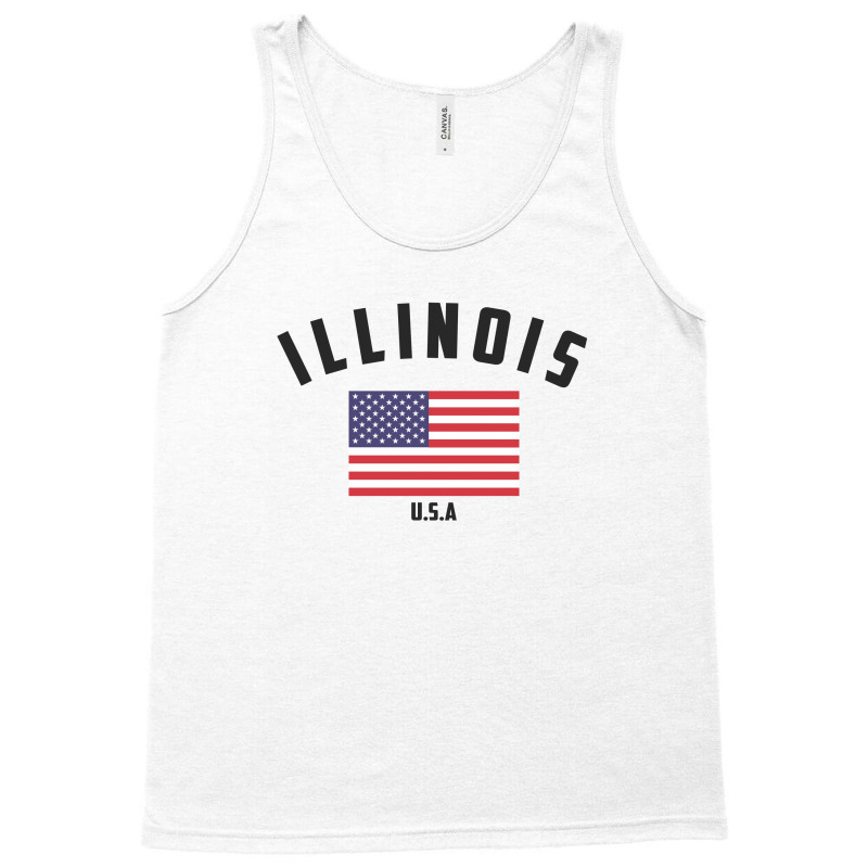 Illinois Tank Top by Chris Ceconello | Artistshot