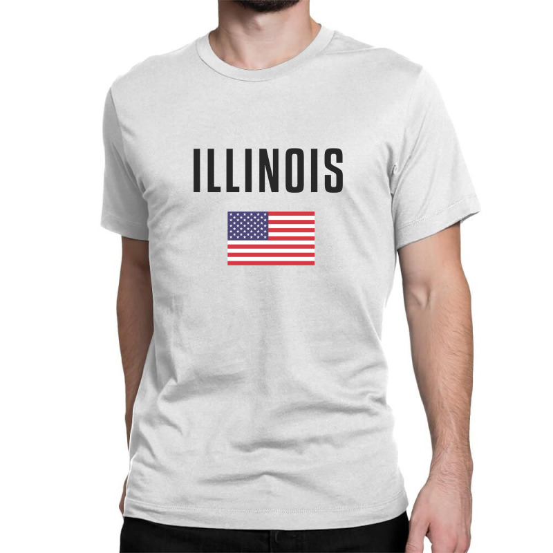 Illinois Classic T-shirt by Chris Ceconello | Artistshot