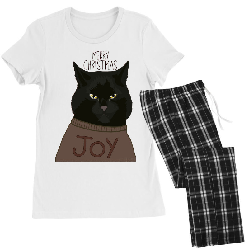 Custom Black Cat Christmas Women's Pajamas Set By Timothy90 - Artistshot