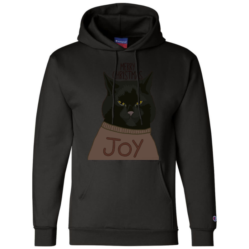 Black Cat Christmas Champion Hoodie by Timothy90 | Artistshot