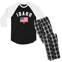 Idaho Men's 3/4 Sleeve Pajama Set | Artistshot