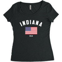 Indiana Women's Triblend Scoop T-shirt | Artistshot