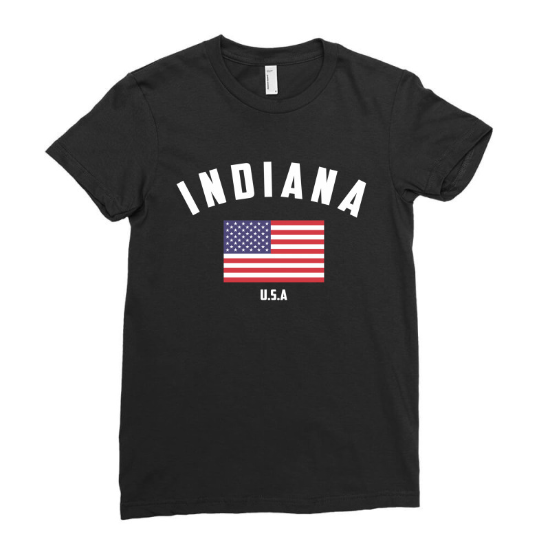 Indiana Ladies Fitted T-Shirt by Chris Ceconello | Artistshot