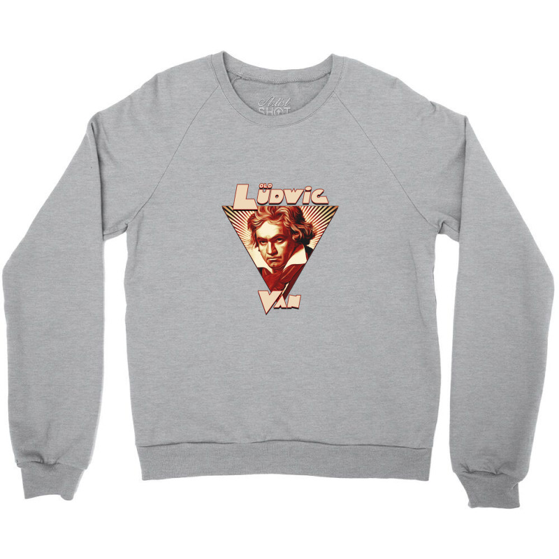 Ludwig Van Beethoven Crewneck Sweatshirt by kumkunari | Artistshot