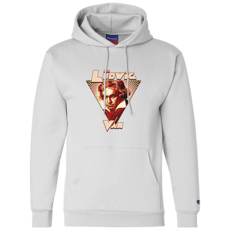 Ludwig Van Beethoven Champion Hoodie by kumkunari | Artistshot