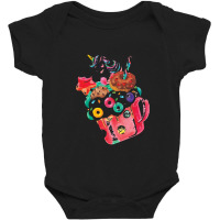 Whimsical Unicorn Milkshake,magical Rainbow Unicorn Smoothie Baby Bodysuit | Artistshot