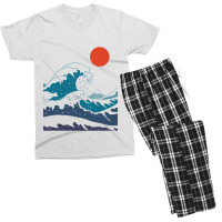 Cat Landscape 34 Men's T-shirt Pajama Set | Artistshot