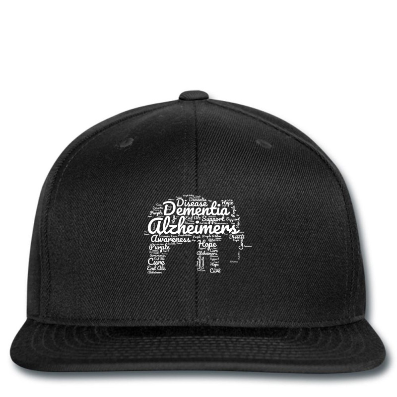 Elephant For Alzheimers And Dementia Awareness Printed Hat | Artistshot