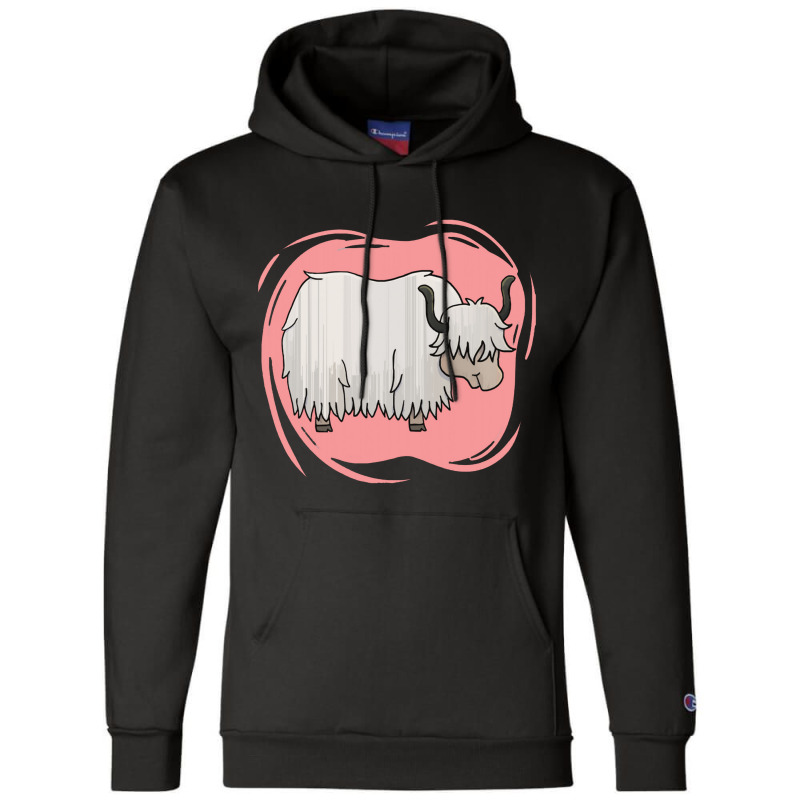 Yak,cute Yak Girl Yak Champion Hoodie | Artistshot