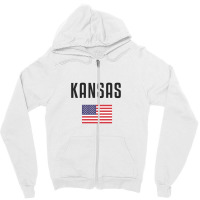 Kansas Zipper Hoodie | Artistshot