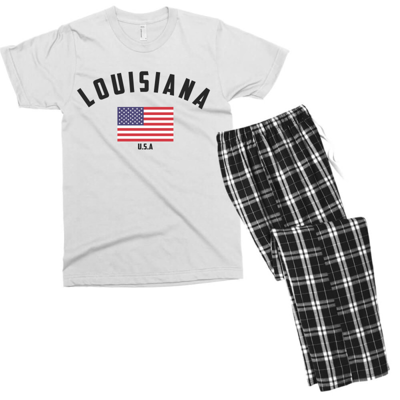 Louisiana Men's T-shirt Pajama Set by Chris Ceconello | Artistshot