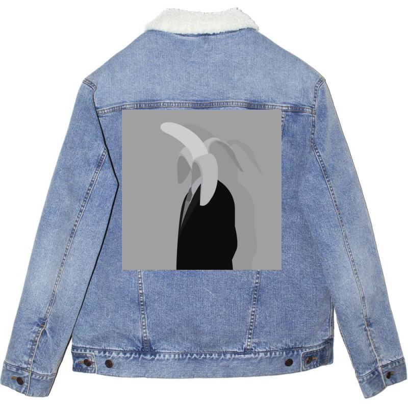 Banana Man Unisex Sherpa-Lined Denim Jacket by Farhan17 | Artistshot