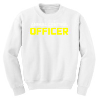 Animal Control Officer Halloween Costume Youth Sweatshirt | Artistshot