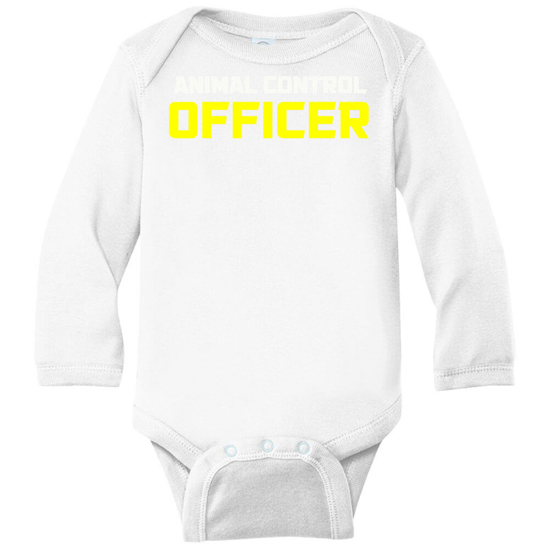 Animal Control Officer Halloween Costume Long Sleeve Baby Bodysuit by Darlyssia89 | Artistshot