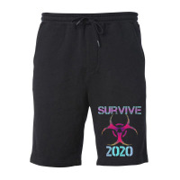 Survive 2020 Fleece Short | Artistshot