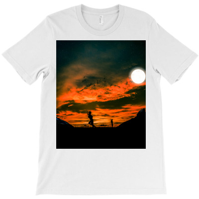 Hold Moon T-shirt Designed By Omer Psd