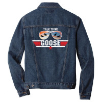 Talk To Me Goose Men Denim Jacket | Artistshot