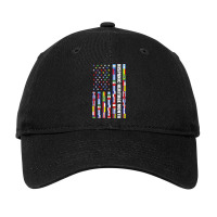 National Hispanic Heritage Month Usa Flag All Countries Adjustable Cap | Artistshot