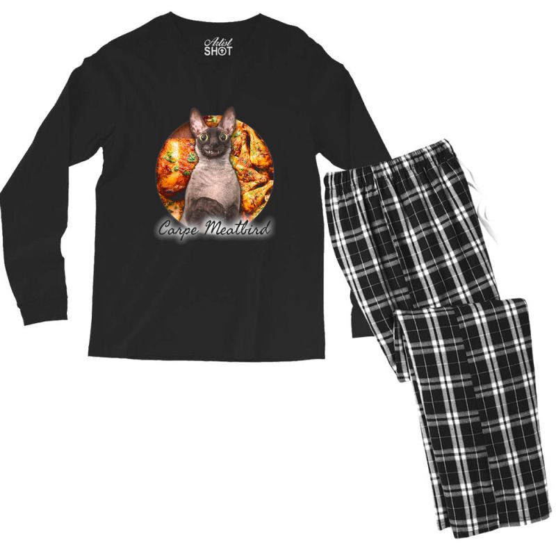 Latin Carpe Positivy Sunrise Men's Long Sleeve Pajama Set by innasubyan | Artistshot