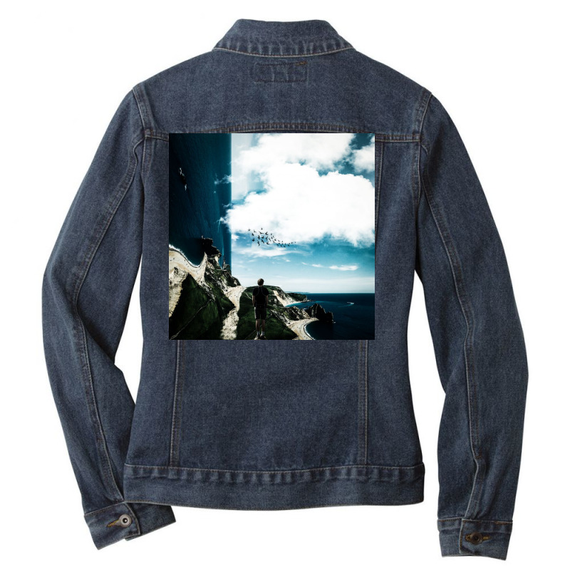 2d Life Ladies Denim Jacket by omerpsd | Artistshot