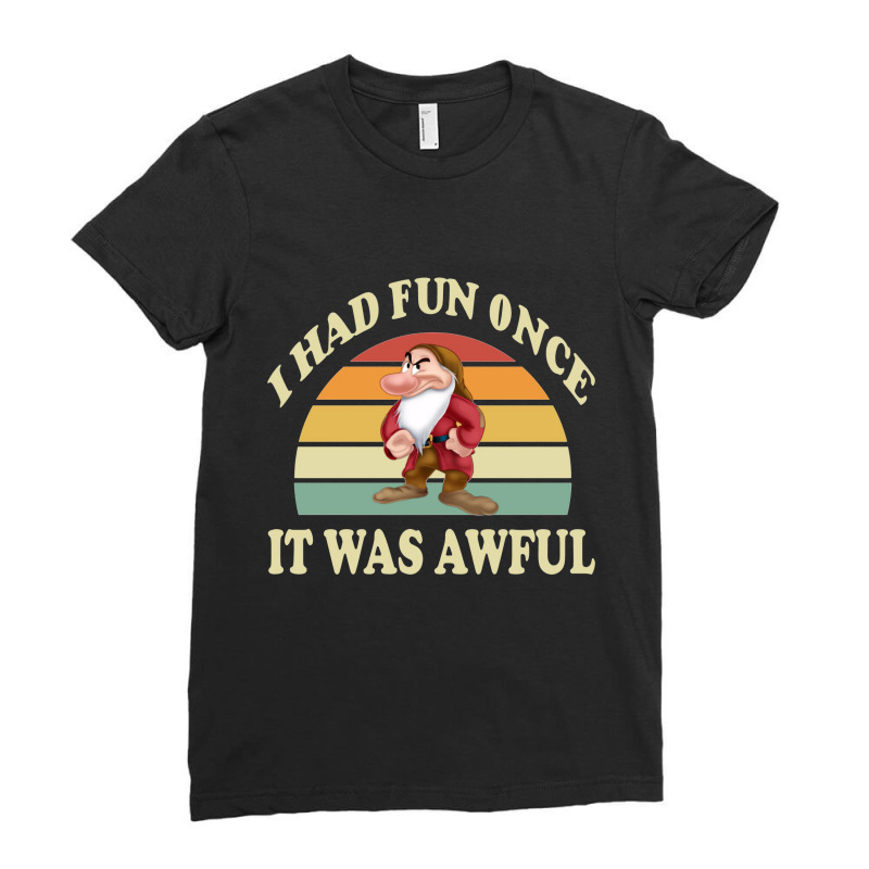 Snow Cartoon Quotes Meme Ladies Fitted T-Shirt by hadriangobell | Artistshot