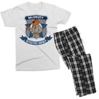 Mcgruff Detective Agency Men's T-shirt Pajama Set | Artistshot