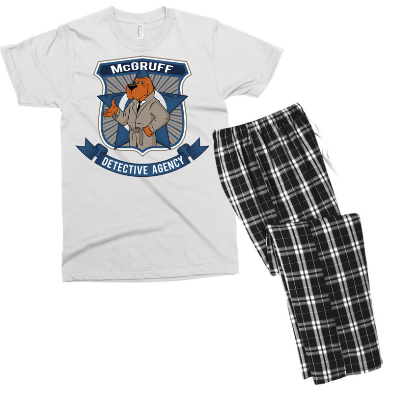 Mcgruff Detective Agency Men's T-shirt Pajama Set by noussbdcx | Artistshot