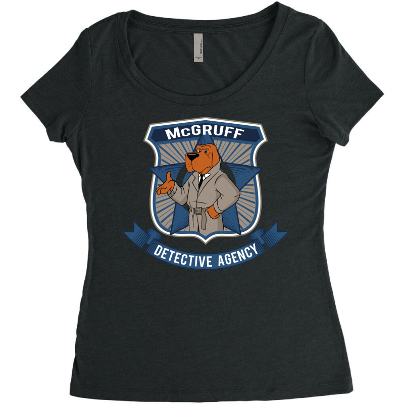 Mcgruff Detective Agency Women's Triblend Scoop T-shirt by noussbdcx | Artistshot