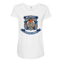 Mcgruff Detective Agency Maternity Scoop Neck T-shirt | Artistshot