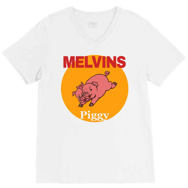 Melvins Houdini Piggy Colour V-neck Tee | Artistshot