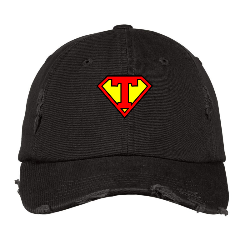 Letter T  Super Letter Vol.1 Vintage Cap by hayganadzovi4 | Artistshot