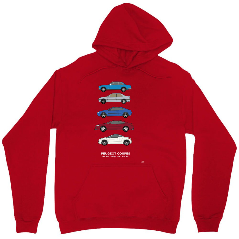 Peu Geot Coupes Classic Car Collection 504 Unisex Hoodie by alcapethaty | Artistshot