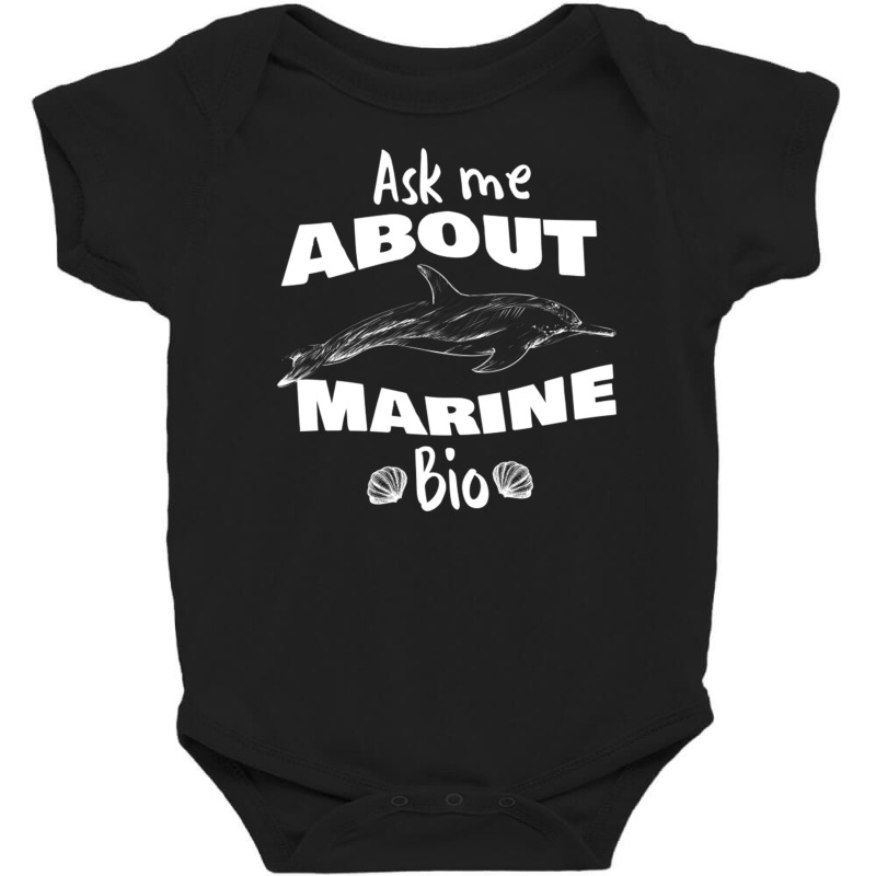 Ask Me About Marine Bio Baby Bodysuit by DonoArt | Artistshot