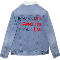 Romans Go Home Unisex Sherpa-lined Denim Jacket | Artistshot