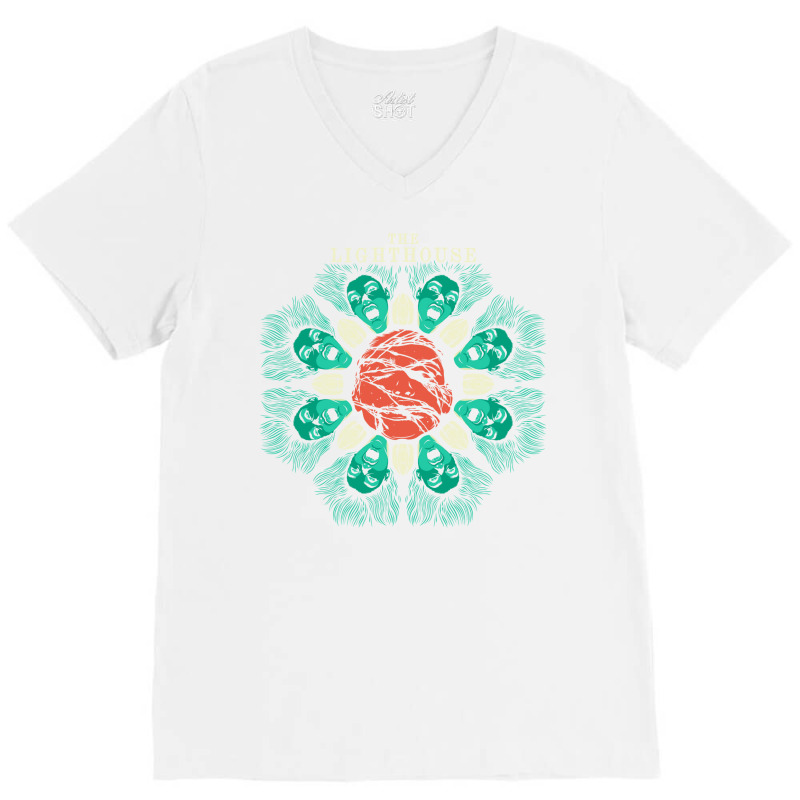 The Lighthouse Mermaid A24 Colour V-neck Tee | Artistshot