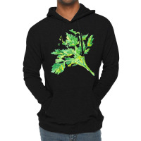 Parsley Wall Herb Watercolor T Shirtparsley Wall Poster Herb Watercolo Lightweight Hoodie | Artistshot