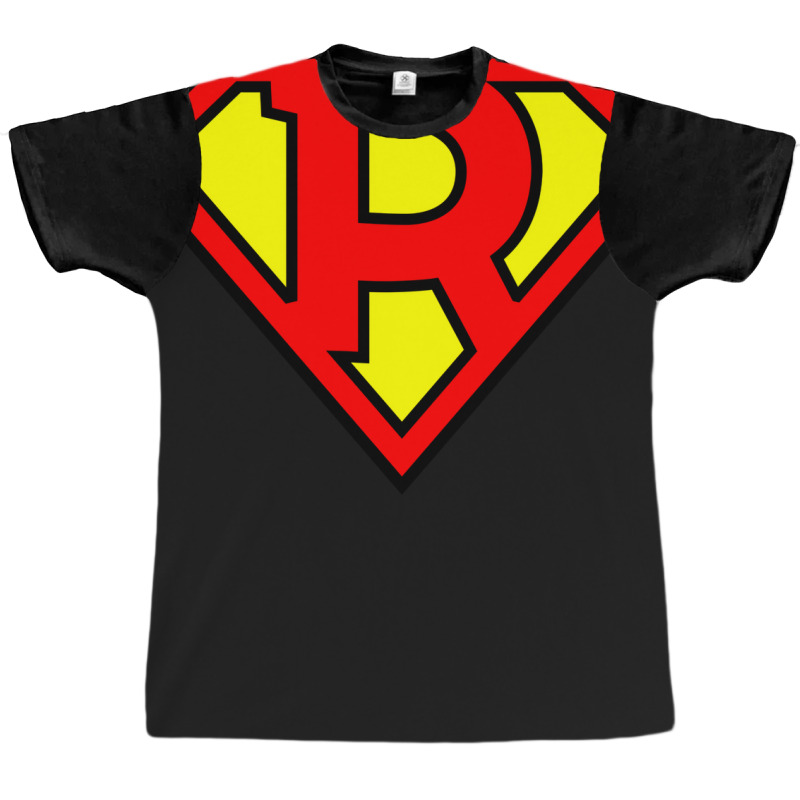 Letter R  Super Letter Vol.1 Graphic T-shirt by saheakamkuns | Artistshot