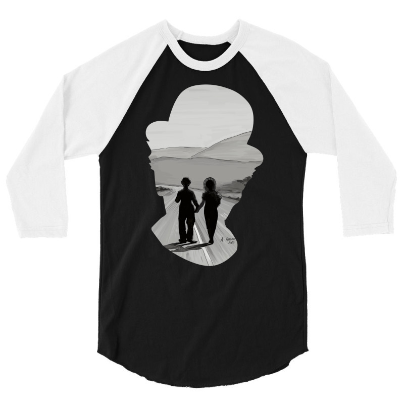 Modern Times Ending Illustration 3/4 Sleeve Shirt by aldeeblariik | Artistshot